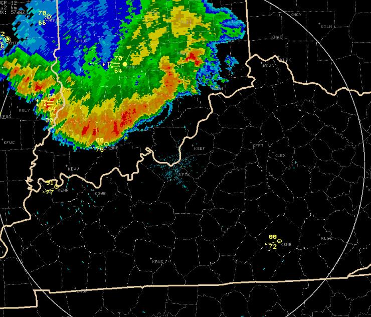 Derecho Formed in Illinois and swept through
