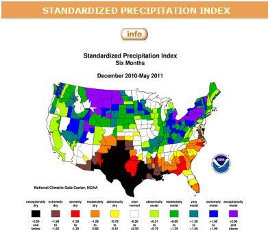 Midwest Drought Information Page Palmer Drought indices The Standardized Precipitation Index (SPI) is a measure of precipitation that is comparable across time and space.