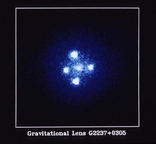 Einstein was right. The effect is called Gravitational lensing.