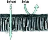 Nanofluidics for solvent purification Possible >75% energy savings over distillation Few