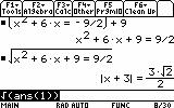 Therefore, x = 3 + 2 or x = 3 2. 3. Consider the equation 2x 2 + 12x + 9 = 0.