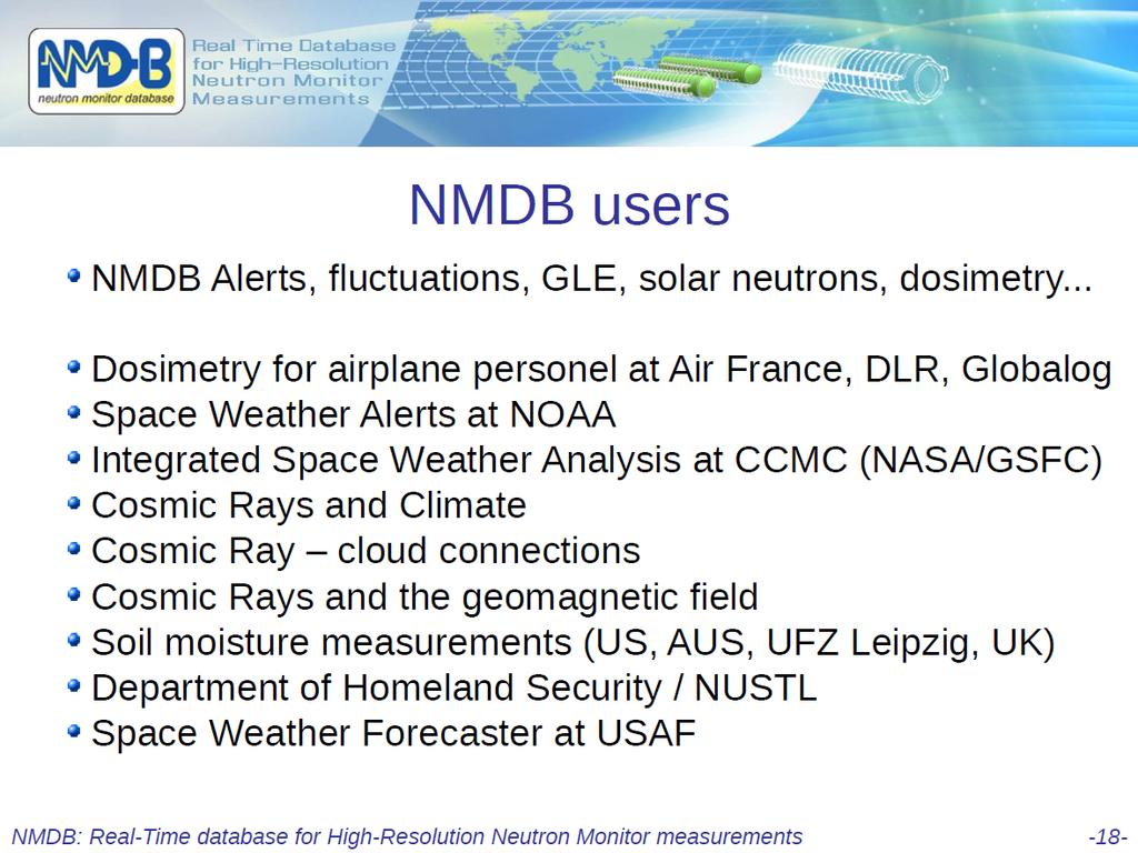 ESA Space Situational Awareness (SSA) Space Weather (SWE) segment?