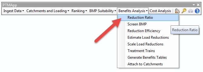 7 BENEFITS ANALYSIS This Module allows the user to estimate the efficiency of potential BMPs, calculate load reductions from BMPs at the BMP and downstream priority resources, scale load reductions