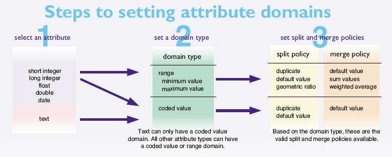 Domains with Split and Merge