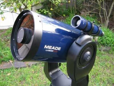 telescope: focuses light with mirrors The 68 cm refractor at