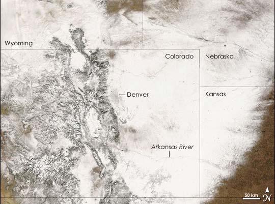 Colorado Snowcover As of January 7, 2007
