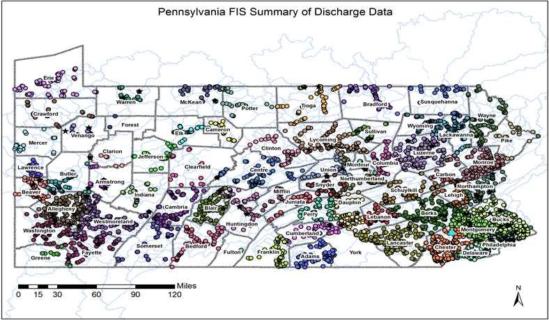 PA FIS Discharge Points (5,541 Points)