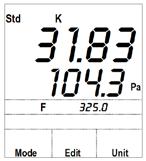 When the k 2 -factor is turned on the symbol k 2 will be shown above the measured air flow, see chapter 6. Settings (Set) for more information about the k 2 -factor and how to turn it On/Off.