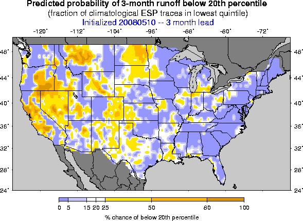 Working with our University Partners to Improve the Forecasts An example of a probabilistic drought forecast,