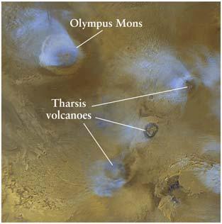 in marine sediments. Mars has a troposphere, in which convection takes place, and above it a more stable stratosphere.