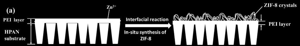 structure of ZIF-8/PEI selective layer. Fig. S13.