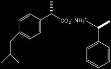 Diastereomeric crystallization: example separation (+/-)Ibuprofen (-) phenethyl 2-propanol Diastereomeric salt amine (-) crystalline and (+) filtrate + + OH =