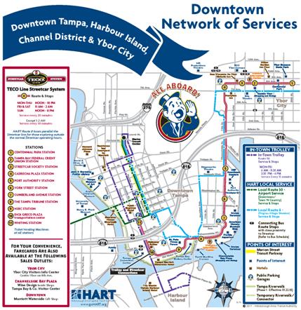 Tampa Streetcar Tampa s TECO Line Streetcar System connects downtown and the Channelside area to the historic Ybor City district.