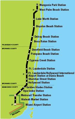 Tri-Rail Miami-Ft. Lauderdale-Palm Beach Metropolitan Areas This study examines Miami-Dade commuter rail system, Tri-Rail, a heavy rail rapid transit system.