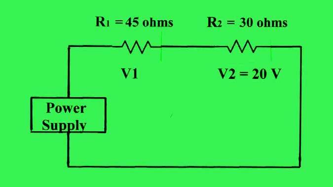Solution Since the current in a series circuit is the same in all