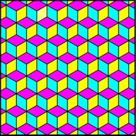 Symmetries of a Tiling Given a repetitive tiling of the plane, its symmetries are the transformations of the plane that Map the tiling to itself
