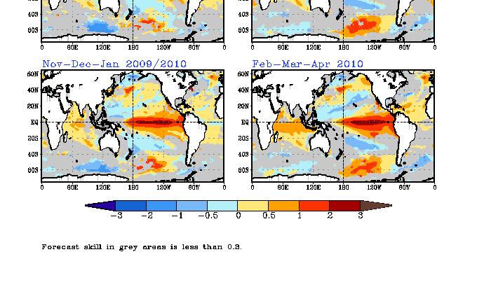 SST anomalies from the