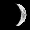 Waning Moon (The Crone): The waning moon is the time period from the full moon to the dark of moon.