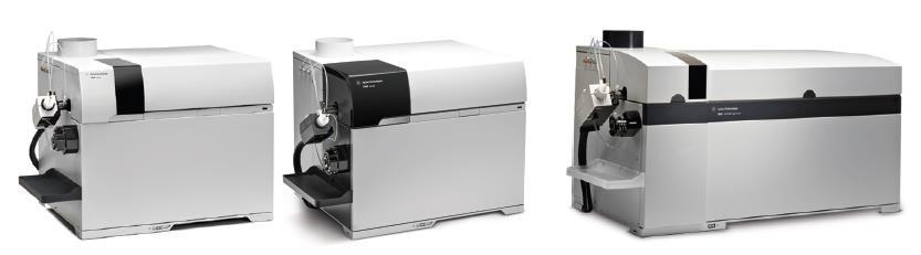 The Total Solution Choice of Mass Spectrometers 7800 quadrupole ICP-MS cost-effective, 3 ms dwell time 7900 quadrupole ICP-MS ultra-sensitive, ultra-fast 0.