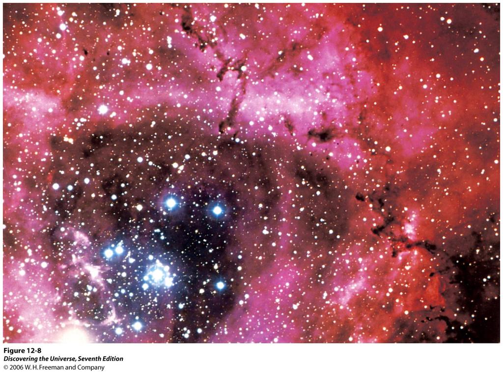 Star Formation Rosette Nebula (NGC 2237) : gravitational collapse ( ) stars form