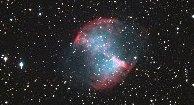 M27 (Dumbbell Nebula) M27: The "Dumbbell Nebula" is the ghost of a star; the ejected outer shell of gas is of gas is still illuminated by the star's white-hot core.