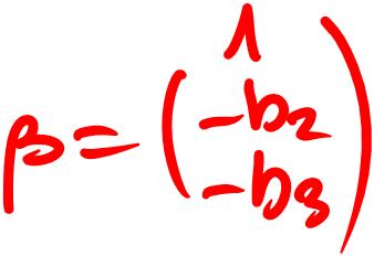 (A) β = (2, 2 b 2, 2 b 3). (B) β = (1, b 2, b 3).