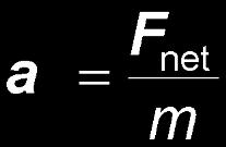 4.1 Force and Motion Newton s Second Law The observation that acceleration of an object is proportional to the net force exerted on it and inversely proportional to its mass is the Newton s second
