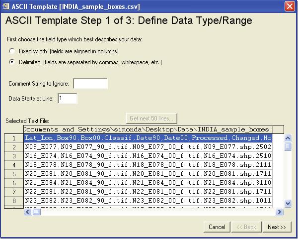 Building a new input template based on existing csv file The IDL binary file [dateset_name]_template.