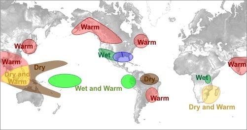 Typical Effects of El Niño on Winter Climate