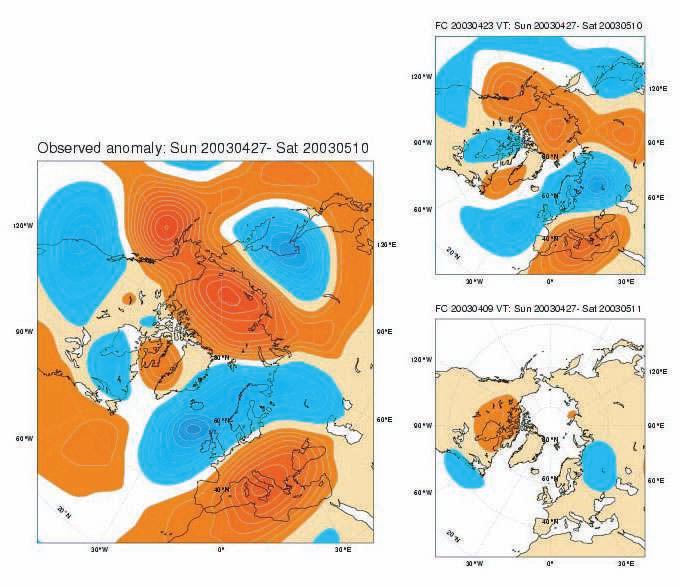 Z5 anomaly forecast starting on 12.2.23 Figure 6: Same as Figure59 but for the 5 hpa geopotential height averaged from 16 February to 1st March 23.