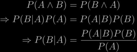 Simple Bayesian inference of known probabilities Using the facts: P (A B) =P (A B)P (B) P (B A) =P (B A)P