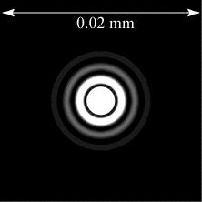 Circular aperture diffraction integrate over circular aperture with radius a E = E Ae i(!