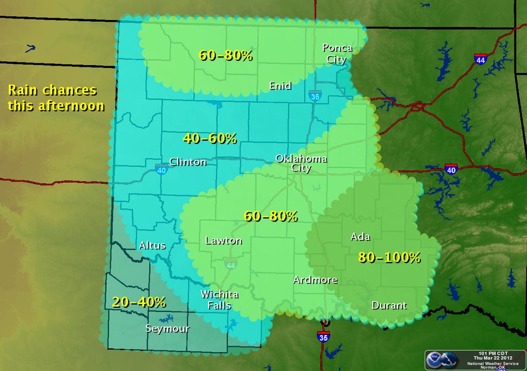 MESONET IN PICTURES NWS Norman Graphicast Each NWS regional office issues graphical short-term