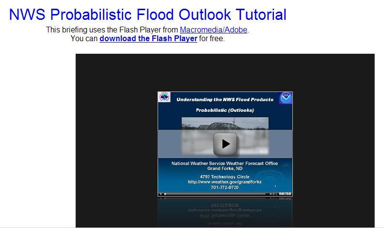 Understanding River Flood Outlooks Video Tutorial