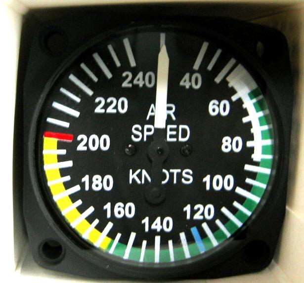 Airspeed indication