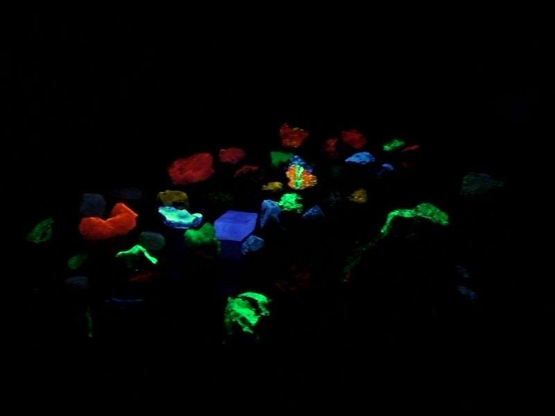 Fluorescence Visible light is produced by