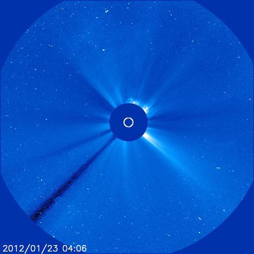 An example of a CME The animation was recorded by