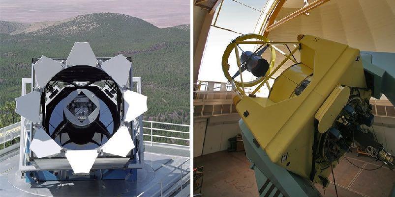 2.5 m SDSS telescope at Apache