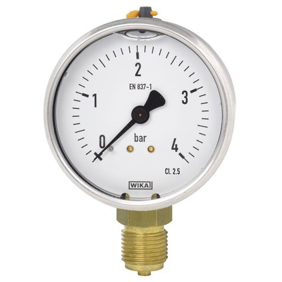 Pressure Measuring Devices Bourdon gauges Simple mechanical devices calibrated to read pressure