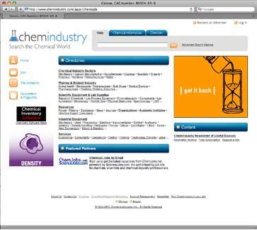 Our banner options include Home and Chemical Information Pages, Run-of-Site, and targeted by category or keyword, requiring a ChemWords account.