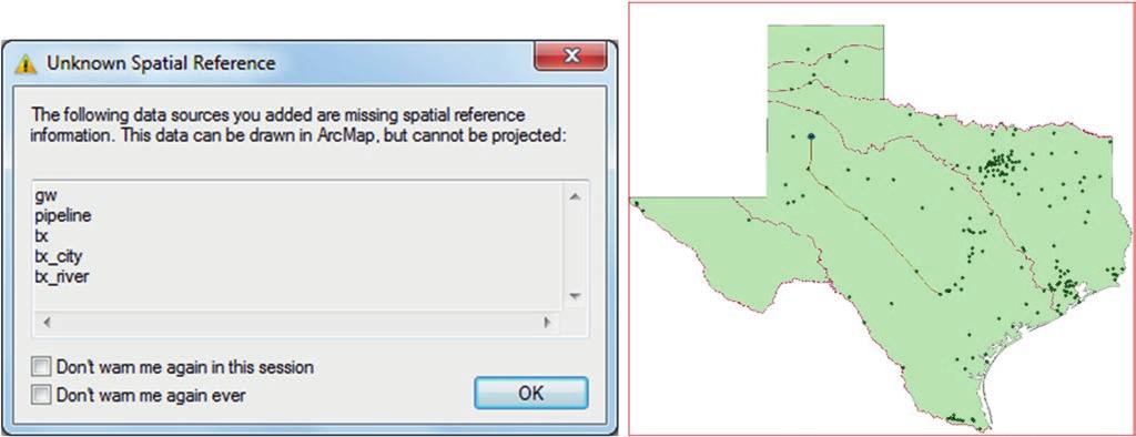 20 2 Working with ArcGIS: Classification Lesson 2: Data Management Scenario 2: In this exercise, you are going to work with spatial data from the state of Texas.