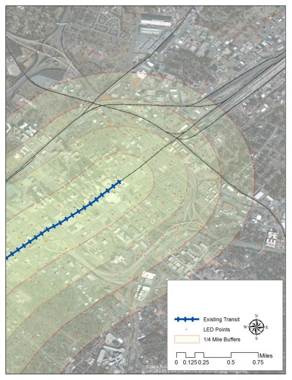 Section 2-DATA AND METHODS 8 of 38 There is a vast difference between TOD, and Transit Adjacent Development (TAD).