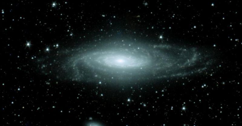 This Spiral galaxy is about 400 Million l.y. away.