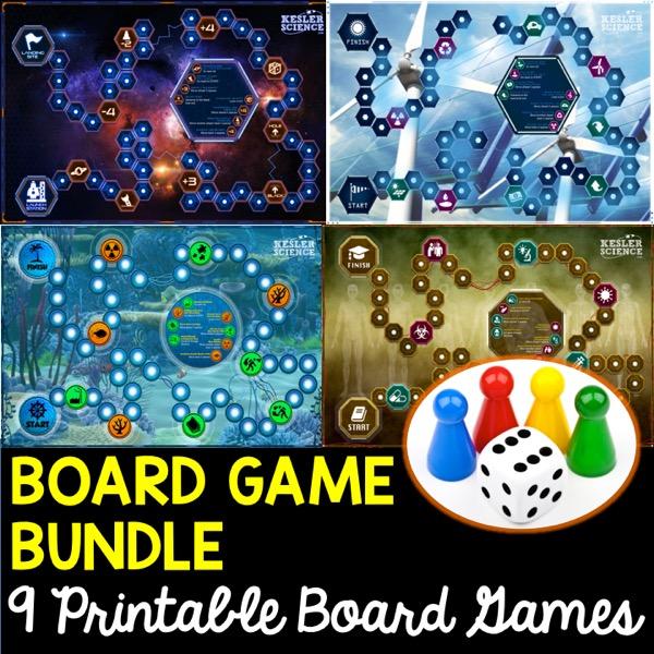 Themed Board Games for Review 35%  12 STEM