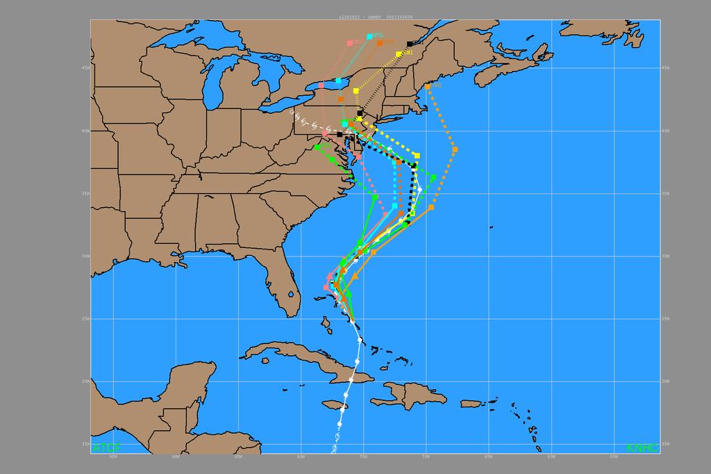 Models in Better Agreement About 5-days from Landfall Guidance in