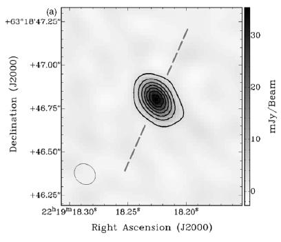 S140 - IRS1 CARMA A 1.3 mm, 0.1 res, scales <100au Dust disc resolved in continuum PA ~43 deg.