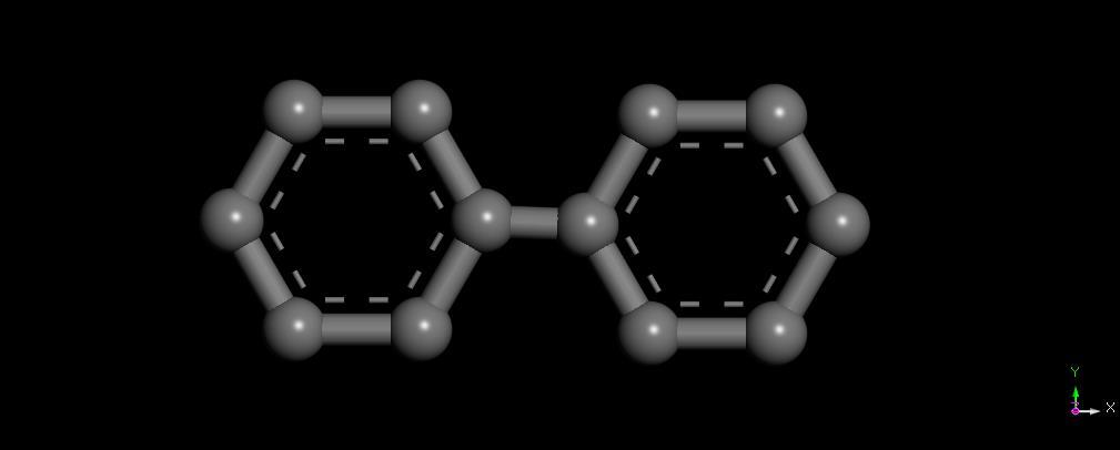 Biphenyle C 6 H 12 To draw proper structure of phenyl rings hold ALT key using Sketch ring tool to set set partial