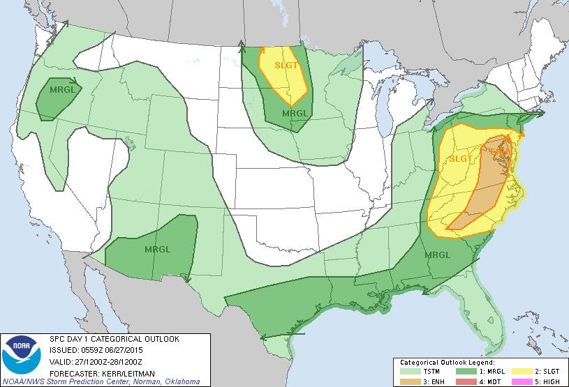 Severe Weather Outlook, Days