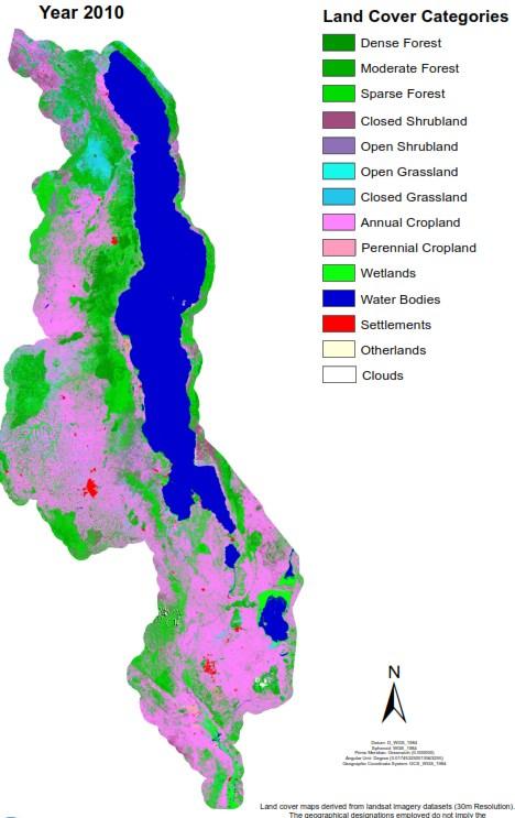 Development of land cover maps to support GHG inventories and improved land use Inputs Satellite data (e.g. Landsat), Field & ancillary spatial data Outputs LULC maps for the countries.
