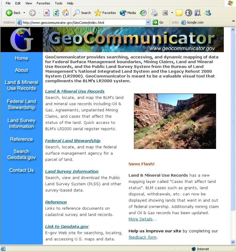 GeoCommunicator ww.geocommunicator.